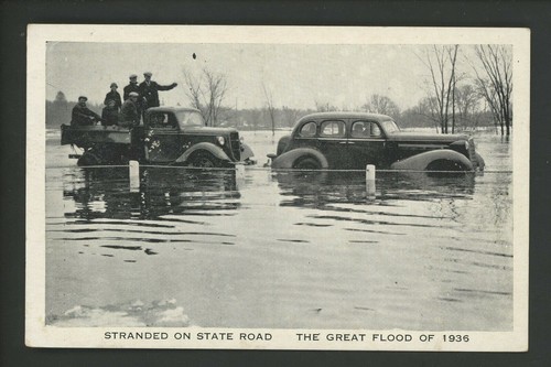 Massachusetts postcard cars - massachusetts, ma