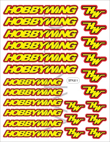 Adesivo hobbywing - adesivo,