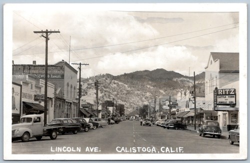 Postcard rppc calistoga - postcard,